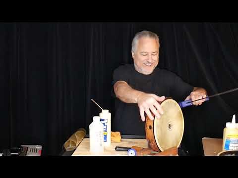 Concert Tambourine Head Change and Repair - Long Version