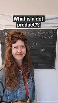 what is a dot product?? #maths #physics
