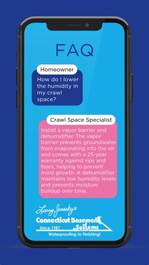 Struggling with high humidity in your crawl space? Our team specializes in sealing out moisture and creating dry, conditioned spaces built to last. Contact us at 1-800-541-0487 to schedule your free evaluation! #AllThingsBasementy #ConnecticutBasementSystems | Connecticut Basement Systems | Facebook