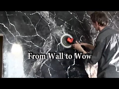 DIY Black Marble Wall: From Bare Wall to Nero Marquina Finish