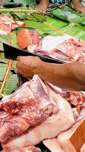 Desi Pork Cutting🥩🐖. Sungur Ko Masu Katai Vlog. Pork meat cutting vlog. #porkcutting #pork #meat