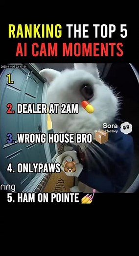 Top 5 Funniest AI Security Camera Moments!