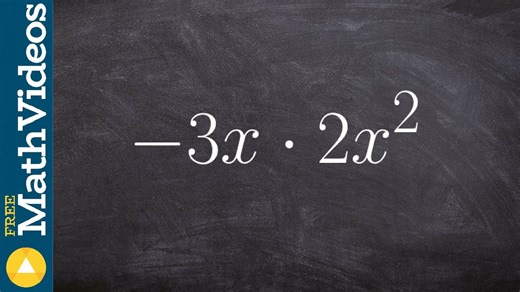 Multiplying two monomials using the product property of exponents