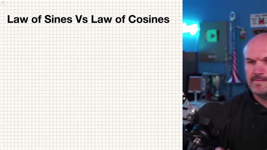 Law of Sines Vs Law of Cosines #lawofsines #lawofcosines #trigonometry #precalc #brianmclogan