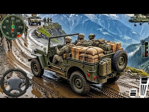 New Army Truck Games 2026 - Military Cargo Jeep Driving Simulator 3D - Android Gameplay