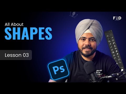 Photoshop Tutorial for Beginners | Lesson 03 | All About Shape Tools Explained