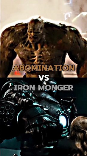IRON MONGER VS ABOMINATION #marvel