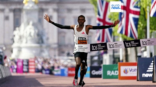 Kenya's Sabastian Sawe becomes first person to run marathon in less than two hours