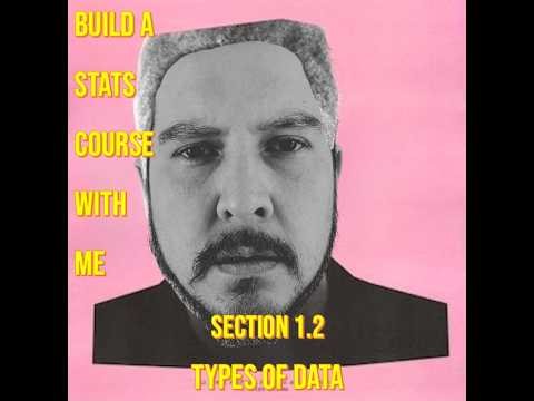 Build a Stats Course with Me! Video 1.2 - Types of Data