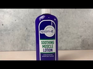 Epsom-It Soothing Muscle Magnesium Lotion Review