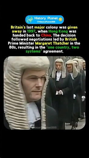 1997: When Britain Gave Up Its Last Major Colony #history
