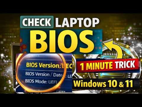 How To Check Bios Version In Windows 11 Get Bios Version From System Info