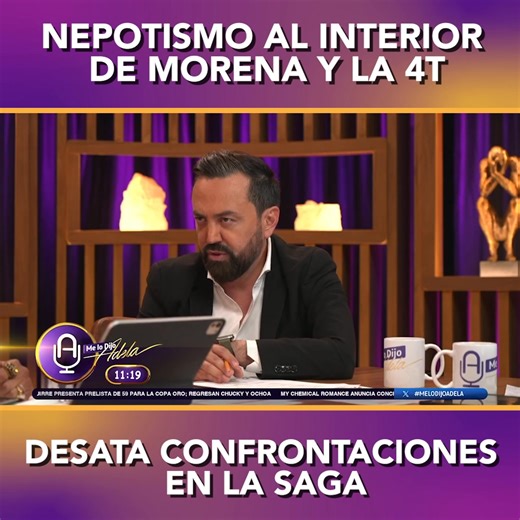 La mesa de debate hoy en Me Lo Dijo Adela se puso buena | Adela Micha