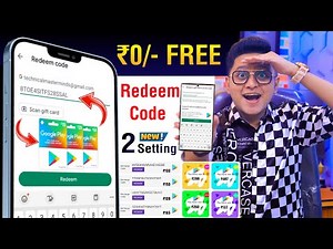 Free Redeem Codes for playstore at ₹0/- | How to get free google redeem codes Giveaway Special Tip