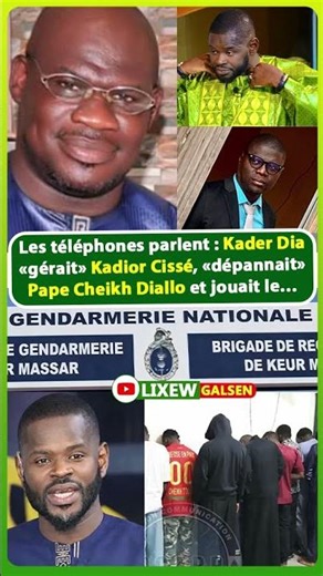 Les téléphones parlent : Kader Dia «gérait» Kader Cissé, «dépanneur» Pape Cheikh Diallo et jouait le