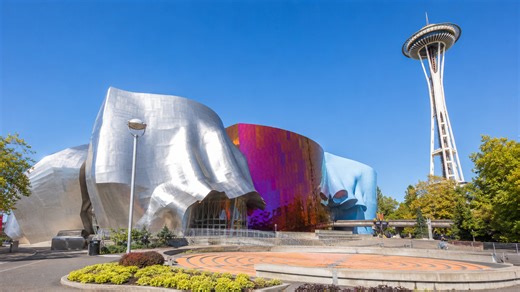 El colorido museo de Seattle bajo la famosa Space Needle