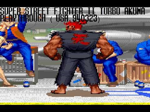 Super Street Fighter II Turbo Akuma Playthrough (USA 940323)