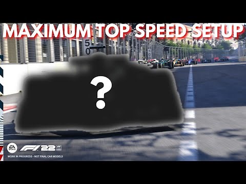 F1 22 Top Speed Test With Maximum Top Speed Setup | Which Team Is The Fastest In The F1 22 Game?