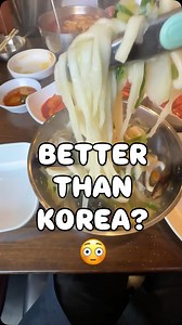 87K views · 9.1K reactions | Better than Korean? 樂 I really think some places are better than Korea. For example, BCD soondubu is better than Korea. Also LA galbi is better in the states. I said what I said WHATS UP!?  But besides Korea… who has the best Korean food? NJ? NY? LA? Let me know in the comment section  Halmae Kalguksu - Palisades Park, NJ #koreanfood #kalguksu #noodles #koreatown #palisadespark | Chris Cho | Facebook
