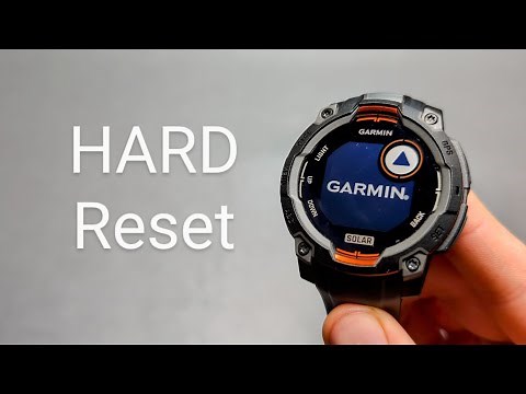 Factory Hard Reset Garmin Instinct 3 - Wipe All Data & Return to Original Settings