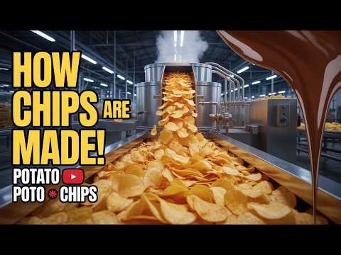 How Potato Chips Are Made in Factories | Inside the Modern Chips Production Process