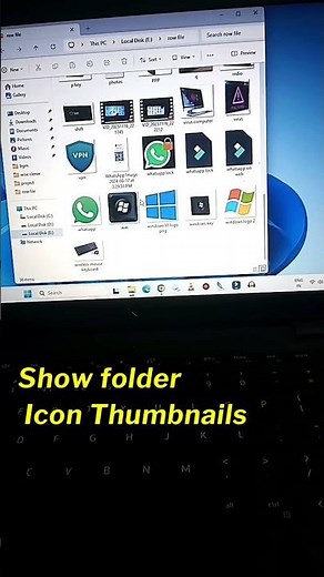 How to Show Hide Icons / Thumbnails in a Folder – Windows 11 & Windows 10 #windows11 #FolderIcons