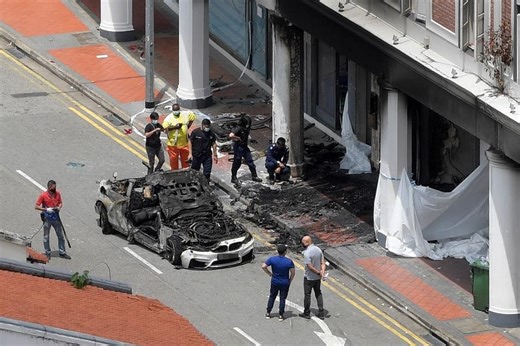 Tanjong Pagar crash ruled a misadventure: Who were the 5 killed in the burning car and what happened?