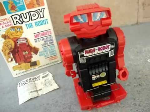 1968 Vintage Toy RUDY THE ROBOT by Remco