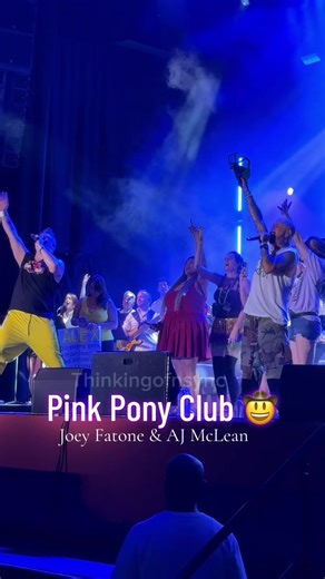 AJ McLean and Joey Fatone Cover Pink Pony Club
