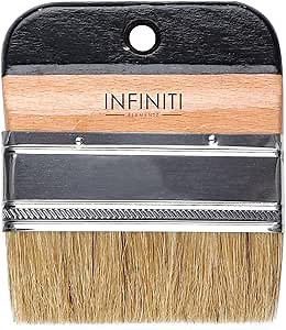 Professional Chalk and Wax Paint Brush | One Flat Brush DIY Painting and Waxing Tool | Smooth, Natural Bristles | Folk Art, Home Décor, Wood Projects, Furniture, Stencils | Reusable