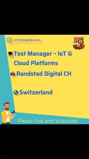 Test Manager – IoT & Cloud Platforms