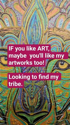 If you like art that speaks to your soul, this is for you! Looking to find my tribe #meditativeart