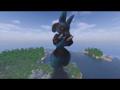 Minecraft Lucario Build - Pokemon