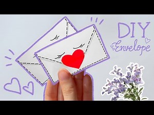 DIY Aesthetic Handmade Envelopes 💌 ♡ | Paper Envelopes