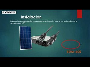 Interconexión Microinversores NEP