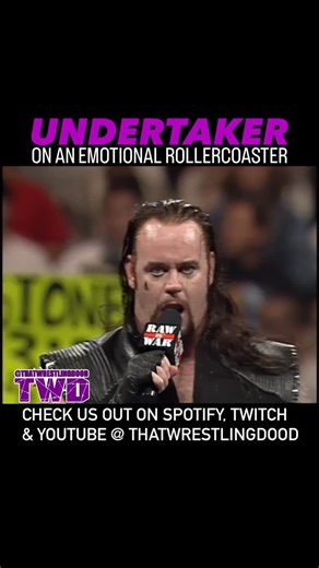 Wiso on Instagram: "Teardrop Undertaker was a menace.. WWF RAW - APRIL 13, 1998 CHECK US OUT ON SPOTIFY, TWITCH & YOUTUBE @ thatwrestlingdood Don’t forget to LIKE, COMMENT, SHARE & FOLLOW.. . . . . #theundertaker #undertaker #wweraw #wwfraw #90swrestling #thatwrestlingdood #luchalibre"
