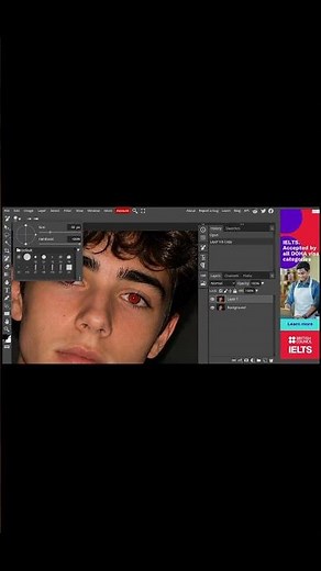 Remove Red Eyes in Seconds 👀✨ | FREE Photopea Trick | ‪@PhotopeaDesignTips‬
