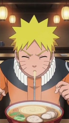 Naruto eating ramen
