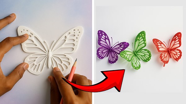 DIY Unique Butterfly | Simple Paper Craft for Room Decoration