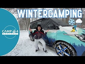 Winter camping in the VW California: Optimizations and experiences with the VW Bus