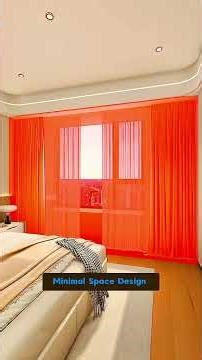 Smart Small Bedroom Layout with Space-Saving Furniture and Floating Window Desk