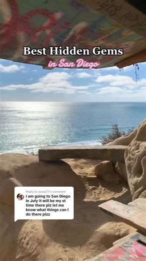 Best Hidden Gems in San Diego?! Get ready for the summer list adventures in SoCal! ☀️ Friendly Reminder‼️Summer officially starts this weekend! ☀️⛱️🌊👙🍉 Only 2 hrs from LA and 1.5 hrs from OC #sandiego #sandiegohiddengems #thingstodoinsandiego #hiddengems #bestkeptsecret #hiddengem #lajolla #delmar #torreypines #nature #hiking #hikingadventures #roadtrips #california #visitcalifornia #californiaadventures #hiddengem #hidden #hikingtrails #tidepools #ocean #views #flowers #exploremore #summer #