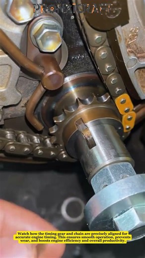 Engine Timing Gear & Chain Alignment – Perfect Setup for Peak Performance!