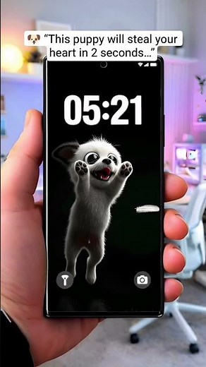 Cute Puppy Live Wallpaper 🐶 4K Adorable Dog Wallpaper #shorts #livewallpaper