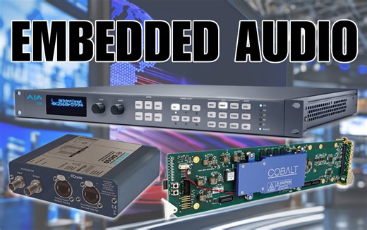 The need and use of audio embedding and disembedding in professional and broadcast-level video production