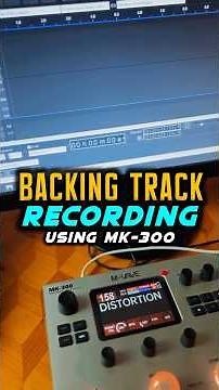 How to record guitar backing track? (Using M-vave MK-300) #guitareffects #guitarrigs #guitarloops