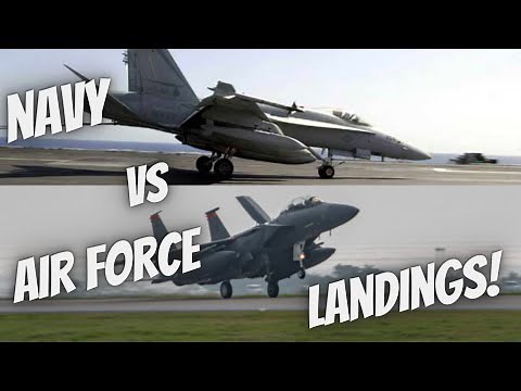 Navy VS Air Force Landings