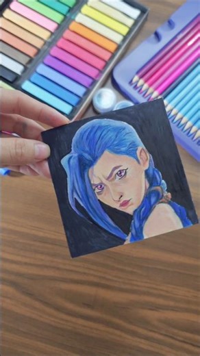 Drawing Jinx by League of Legends