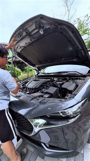 Mazda 3 oil change #mazda3