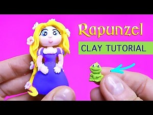 DIY RAPUNZEL How To Make Air Dry Clay Tutorial
